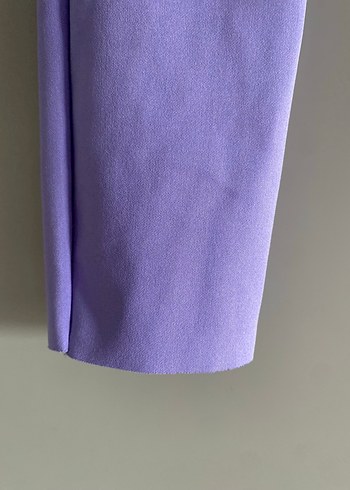 Pastel Mor Midi Kadın Tayt - Görsel 3