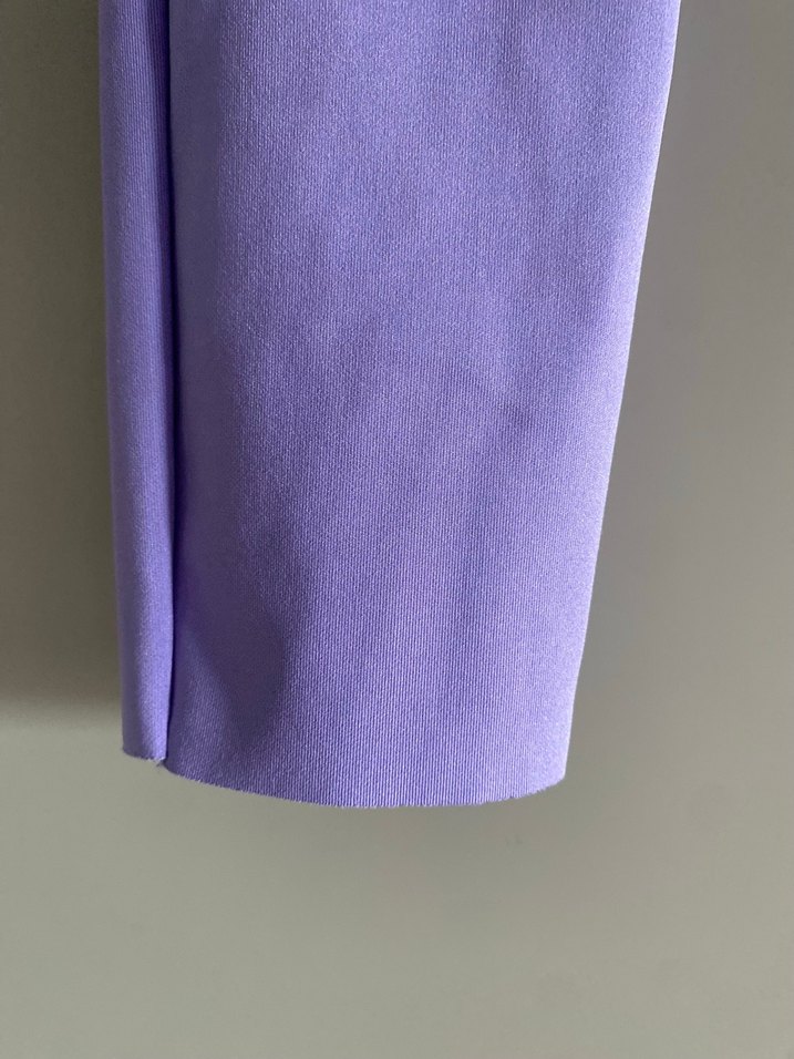 Pastel Mor Midi Kadın Tayt - Görsel 3