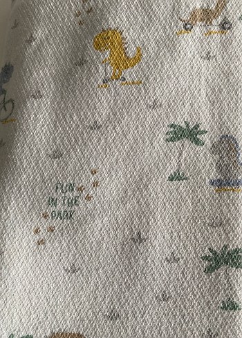 Baskılı Çocuk Battaniyesi, Gri-Beyaz - Görsel 2