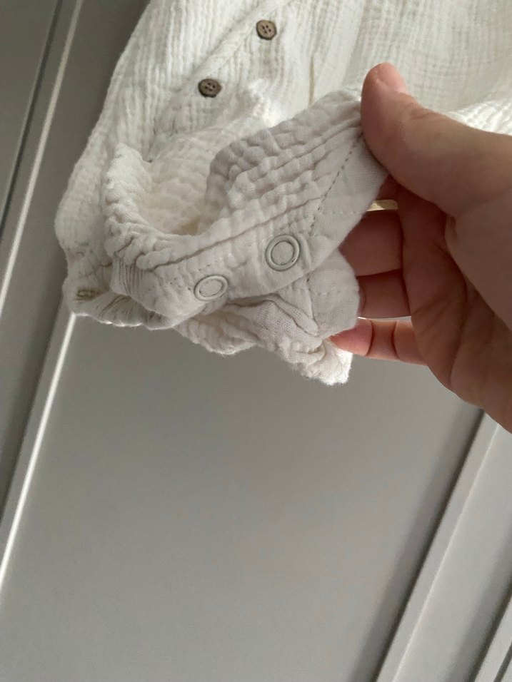 Düğmeli Kolsuz Bebek Tulumları - Görsel 4