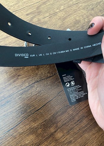 Gümüş Halkalı Siyah Deri Kadın Kemer - Görsel 2