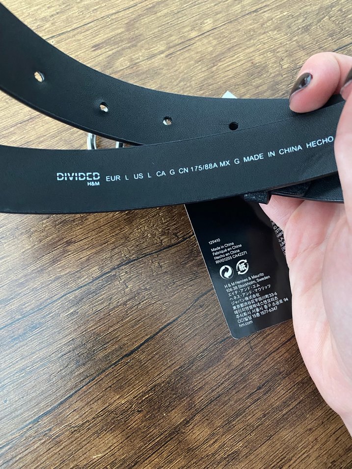 Gümüş Halkalı Siyah Deri Kadın Kemer - Görsel 2