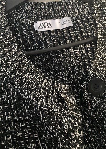 Zara Gri Örgü Kadın Hırka