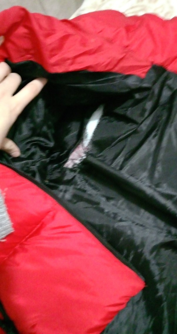 Kırmızı Fermuarlı  Kışlık Mont - Görsel 4