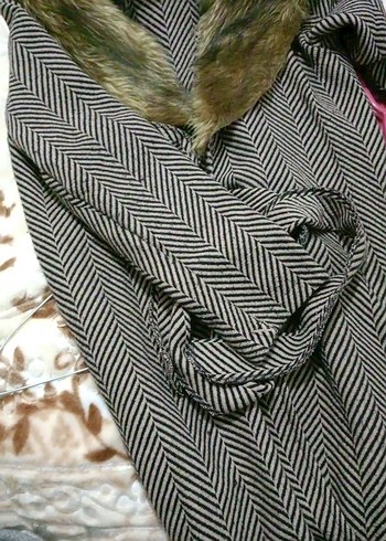 Kürk Detaylı kaban - Görsel 2