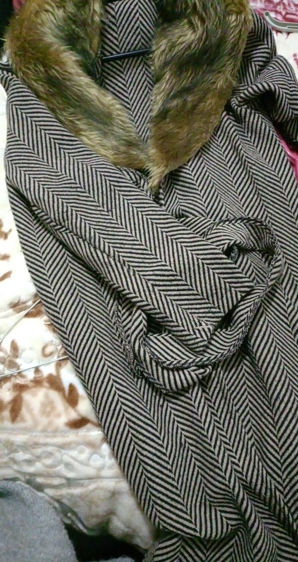 Kürk Detaylı kaban - Görsel 2