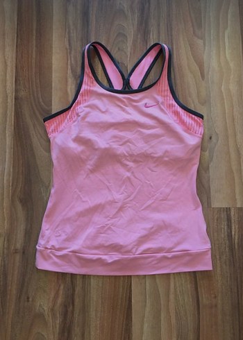 Pembe Askısız Spor Üst ve Siyah Pembe Şeritli Pantolon - Görsel 2