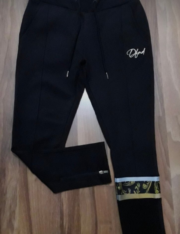 Siyah Baskılı Outdoor Eşofman Altı - Görsel 2