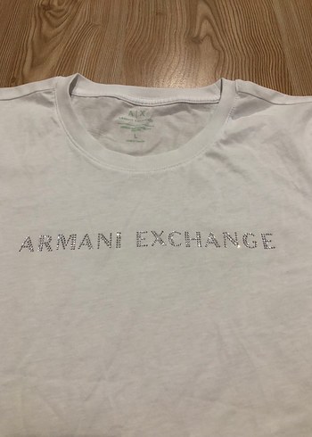 Armani Exchange Beyaz Uzun Kollu Tişört - Görsel 2