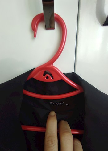 Siyah Kısa Kollu Kadın Blazer - Görsel 3