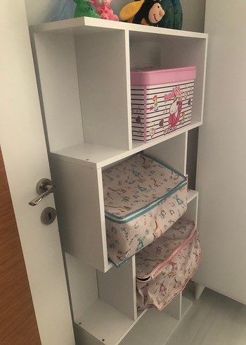 Pembe Pastel Çocuk Rafı - Görsel 4