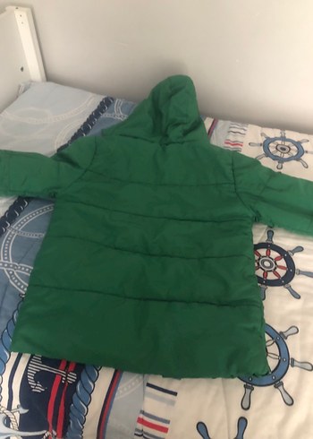 Yeşil Fermuarlı Erkek Çocuk Mont - Görsel 3