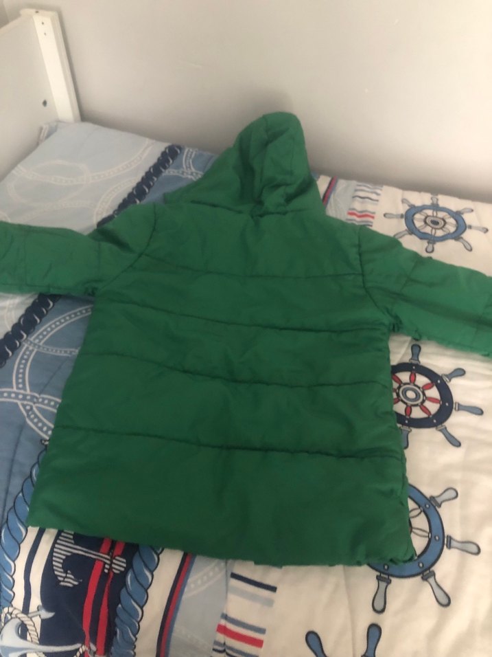 Yeşil Fermuarlı Erkek Çocuk Mont - Görsel 3