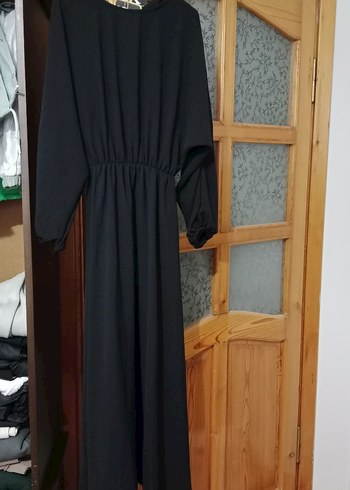 Siyah Uzun KolluElbise - Görsel 2