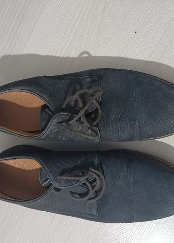 mavi Süet Erkek Klasik Ayakkabı - Görsel 2