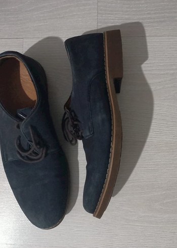 mavi Süet Erkek Klasik Ayakkabı - Görsel 3