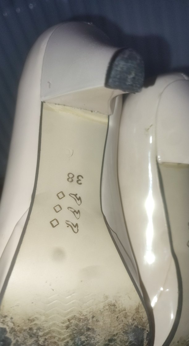 Beyaz Stiletto Topuklu Kadın Ayakkabı - Görsel 5