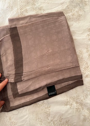 Bej Bohem Tarzı Kadın Şal - Görsel 3