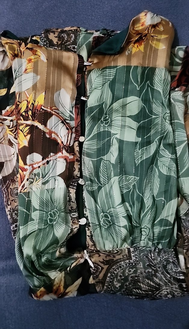 Çiçek Desenli Bohem Kadın Elbise - Görsel 3