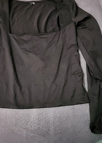 Siyah Uzun Kollu Kadın Bluz - Görsel 2