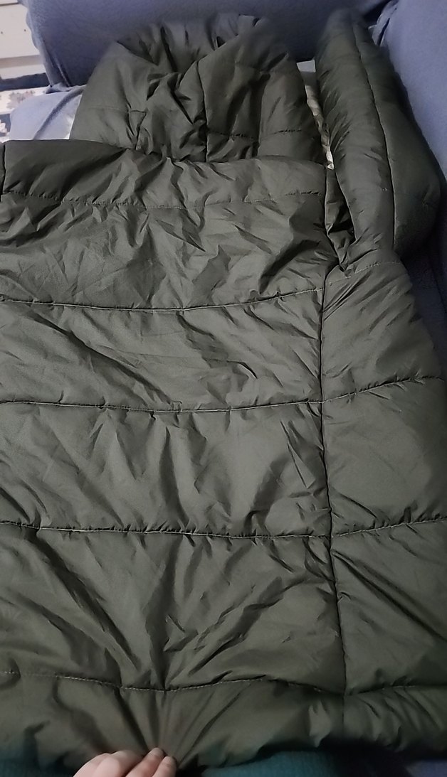 haki Kadın Midi mont  Kürklü Kapüşonlu - Görsel 2