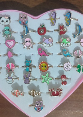 Renkli Çocuk yüzük - Görsel 2