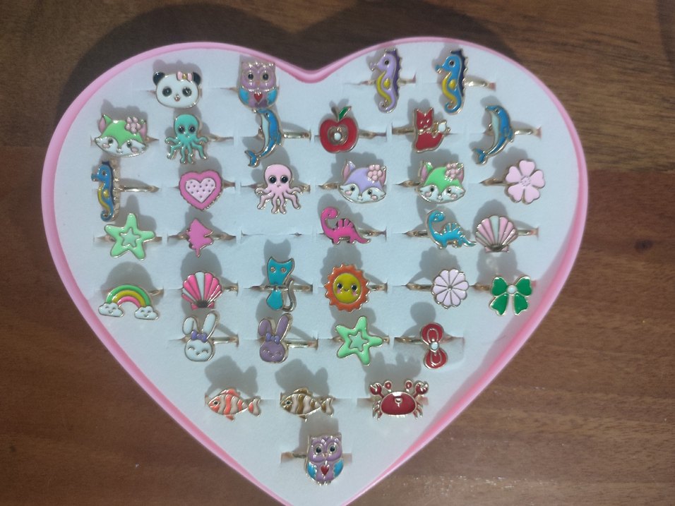 Renkli Çocuk yüzük - Görsel 2