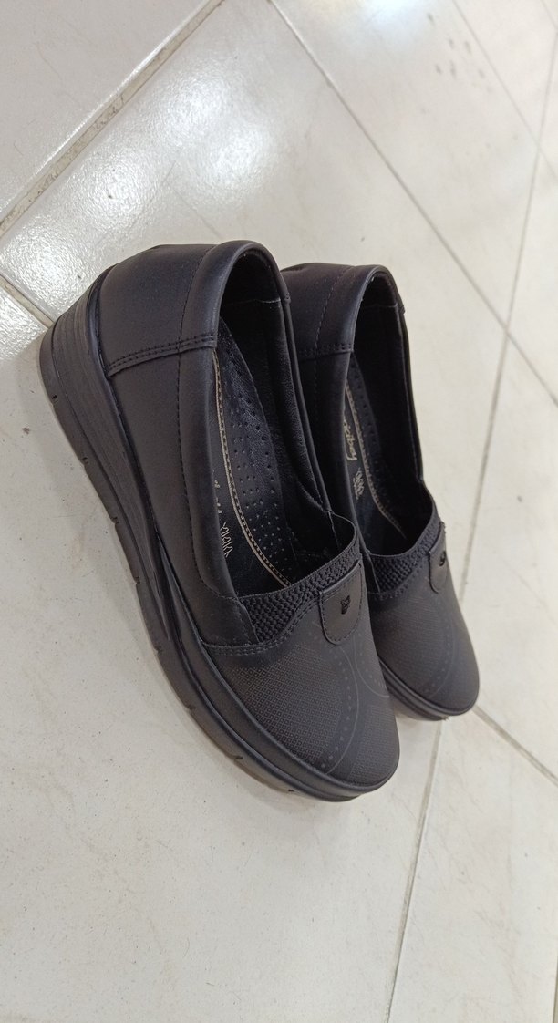 Siyah Kadın Günlük Dolgu Topuk Ayakkabı - Görsel 4