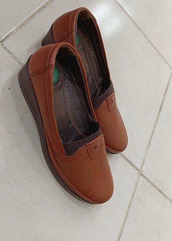 Kahverengi Kadın Dolgu Topuklu Günlük Ayakkabı - Görsel 2