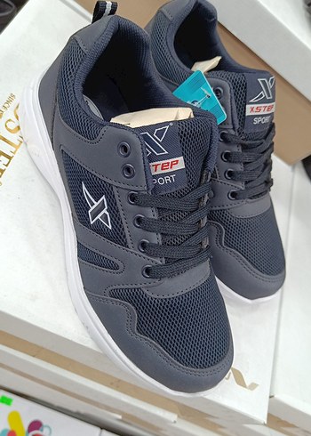 Gri Erkek Spor Ayakkabı Velcro Detaylı - Görsel 3