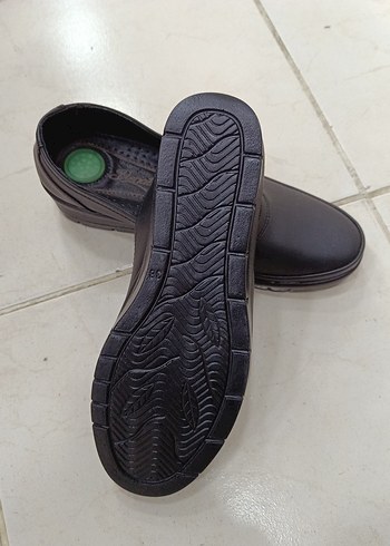 Kadın Siyah Tokalı Günlük Topuklu Ayakkabı - Görsel 3