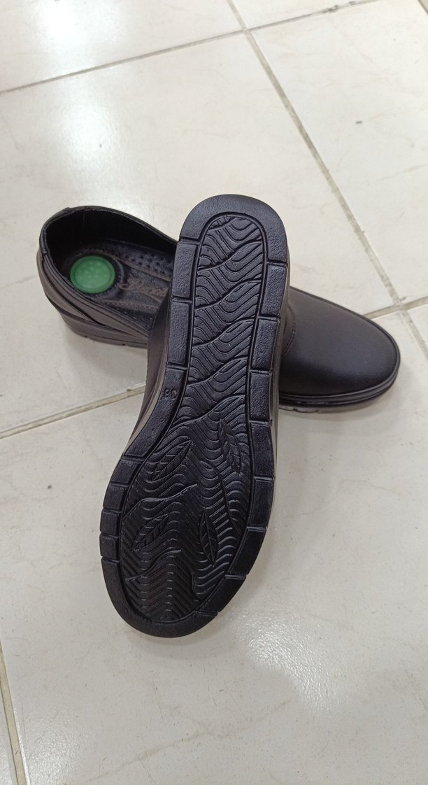 Kadın Siyah Tokalı Günlük Topuklu Ayakkabı - Görsel 3