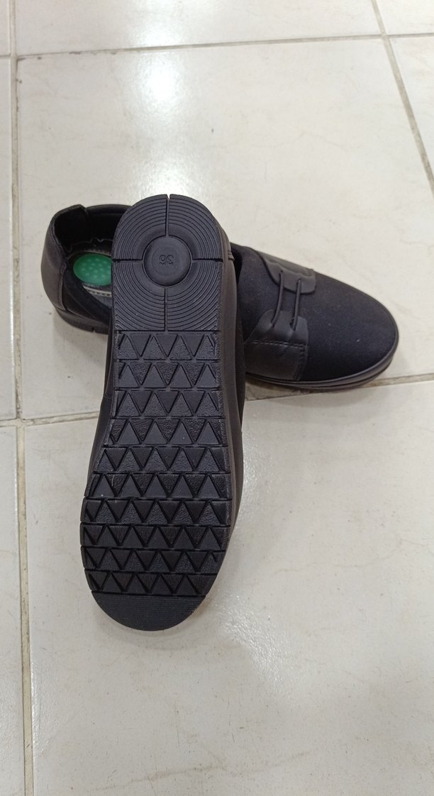 Siyah Dolgu Topuklu Günlük Kadın Ayakkabı - Görsel 3