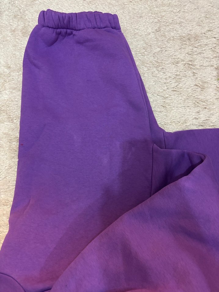 Mor Rahat Kesim Kadın Eşofman Altı - Görsel 4