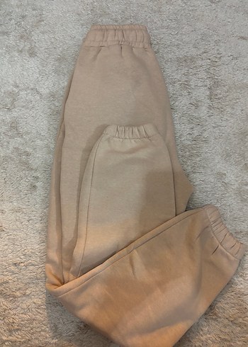 Bej Renk Rahat Kesim Kadın Eşofman Altı - Görsel 2