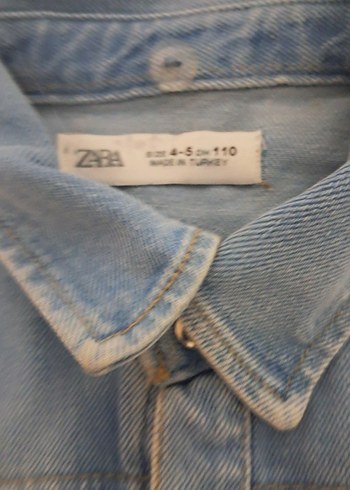 Erkek Çocuk Düğmeli Denim Gömlek - Görsel 2