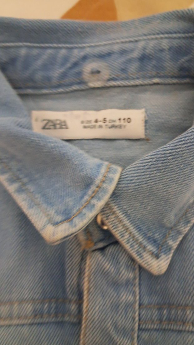 Erkek Çocuk Düğmeli Denim Gömlek - Görsel 2