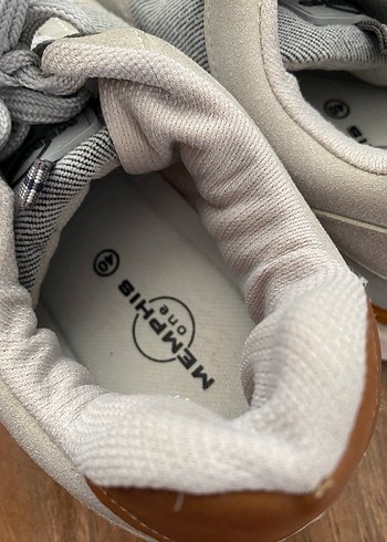 Gri Süet Bağcıklı Erkek spor ayakkabı - Görsel 6