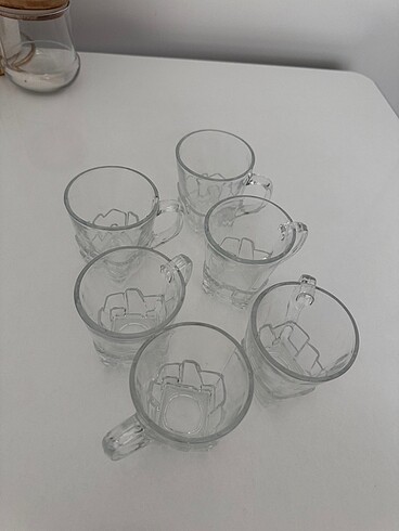 6lı cam fincan - Görsel 3