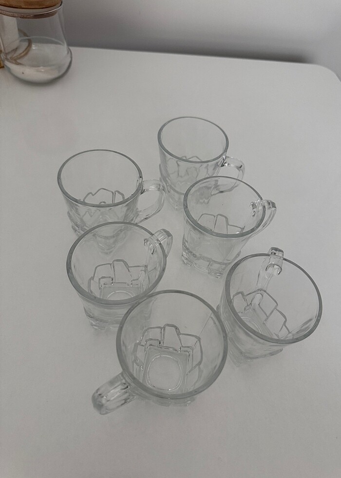 6lı cam fincan - Görsel 3