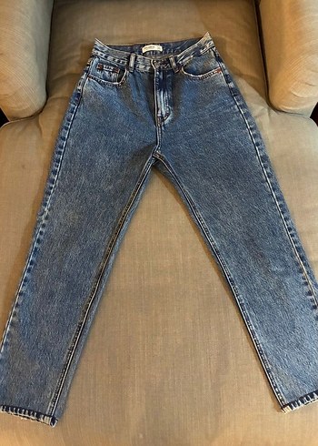 Pull&Bear Mom Fit Yüksek Bel Jean - Görsel 4