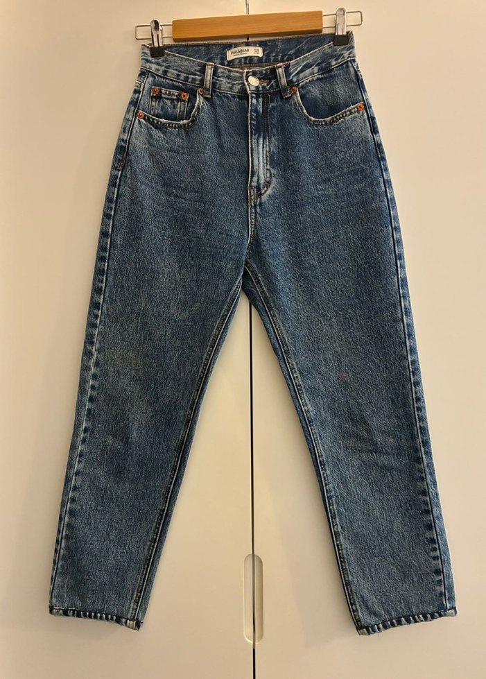 Pull&Bear Mom Fit Yüksek Bel Jean - Görsel 3