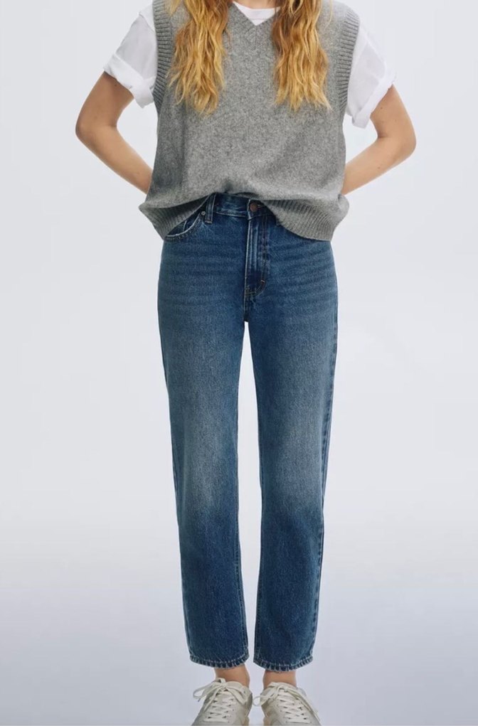 Pull&Bear Mom Fit Yüksek Bel Jean - Görsel 2