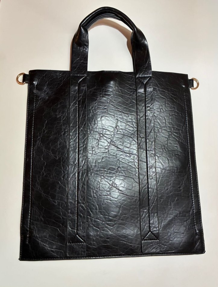ZARA Deri Shopper Bag - Görsel 3