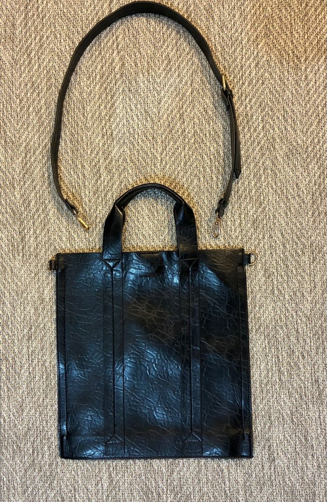 ZARA Deri Shopper Bag - Görsel 2