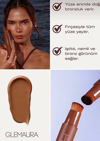 DE TULUM Bronzer Fırçalı Aydınlatıcı - Görsel 4