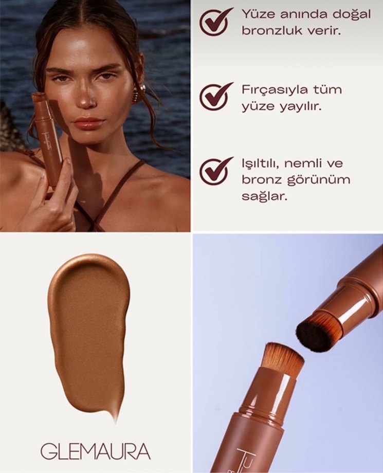 DE TULUM Bronzer Fırçalı Aydınlatıcı - Görsel 4