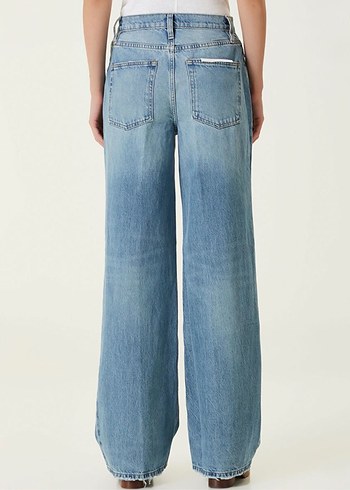 FRAME DENİM Mavi Wide Leg Jean - Görsel 2
