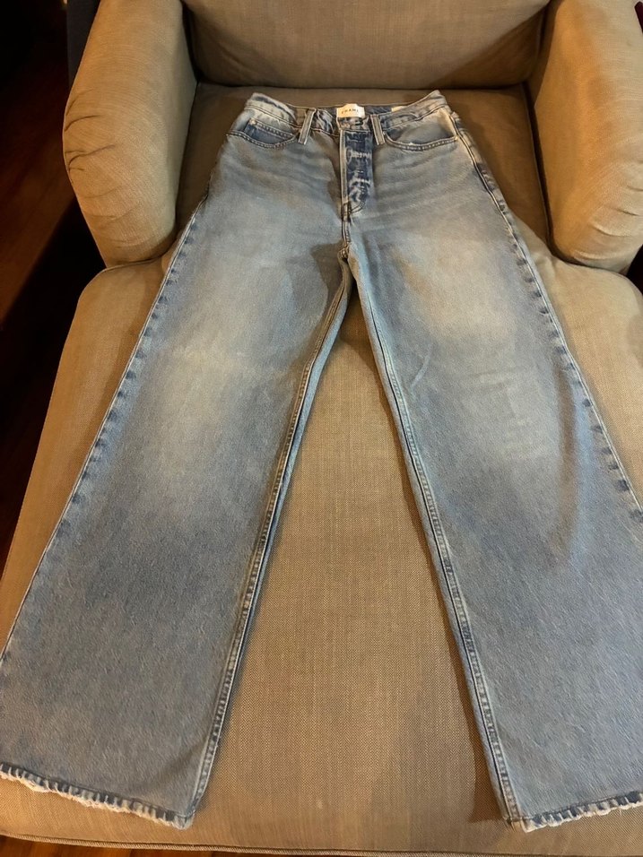 FRAME DENİM Mavi Wide Leg Jean - Görsel 4