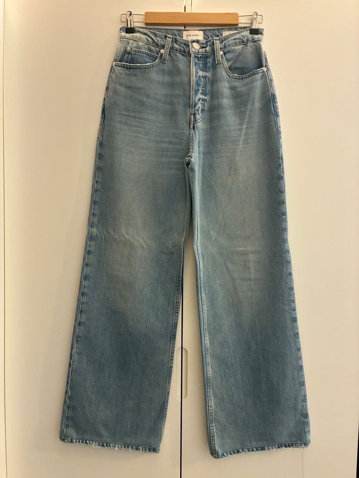FRAME DENİM Mavi Wide Leg Jean - Görsel 3